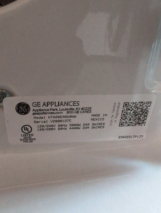 Hotpoint® 6.2 cu. ft. Capacity  Electric Dryer with Up To 120 ft. Venting and Shallow Depth