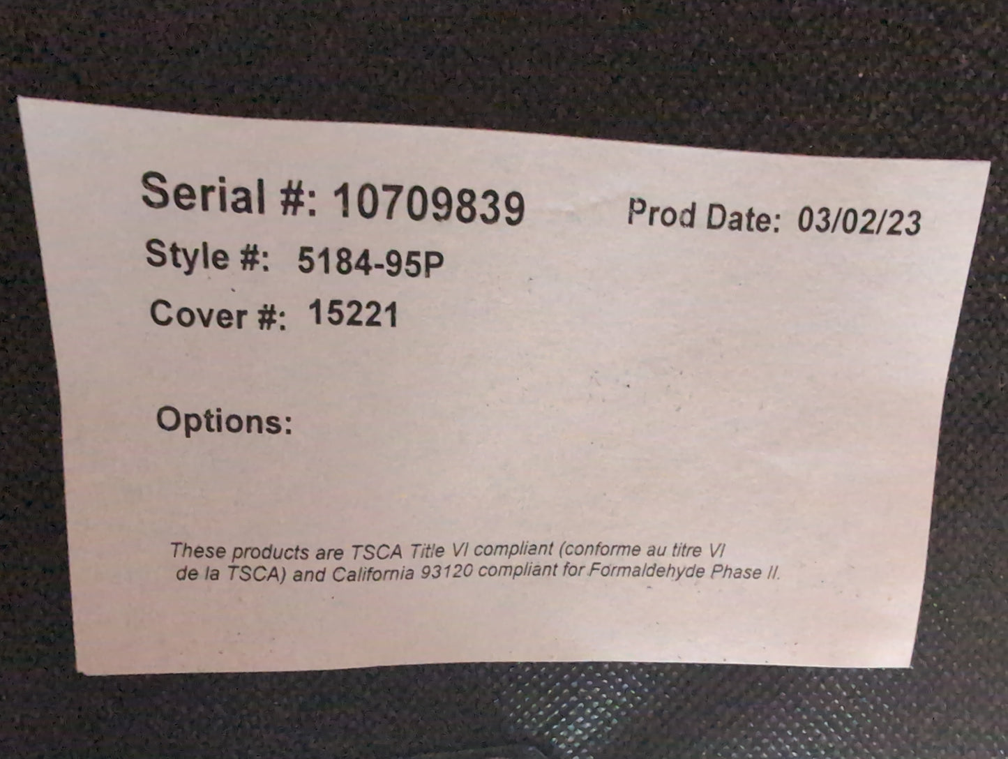 Southern Motion Fandango Recliner 184